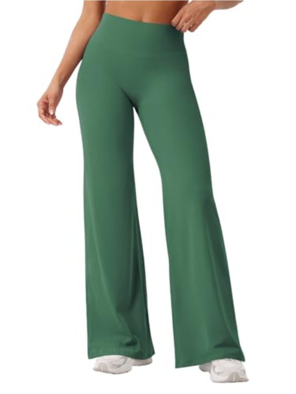 No Front Seam High Waist Booty Lifting Wide Leg Yoga Leggings 29-35 Inseam